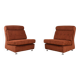 Mid-Century Italian Lounge Chairs, 1970s, Set of 2