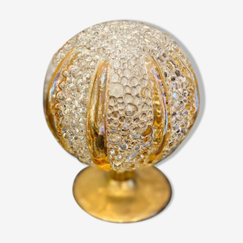 Glass "bubble" globe lamp