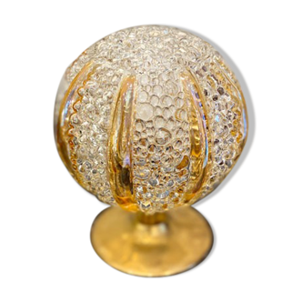 Glass "bubble" globe lamp