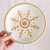 Longchamp dessert service, 10 plates and 1 dish, Vintage