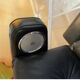 Pair of leather armchairs James Bond by Robin Day Prototype audio system, 1960