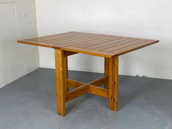 Table à manger vintage de style Japandi Chapo du milieu du siècle, 1960