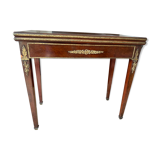 Console, games table Louis XVI style, nineteenth century