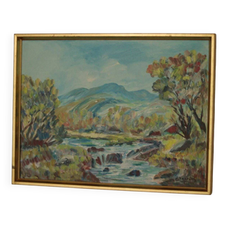 « Paysage vibrant » de R. Martin