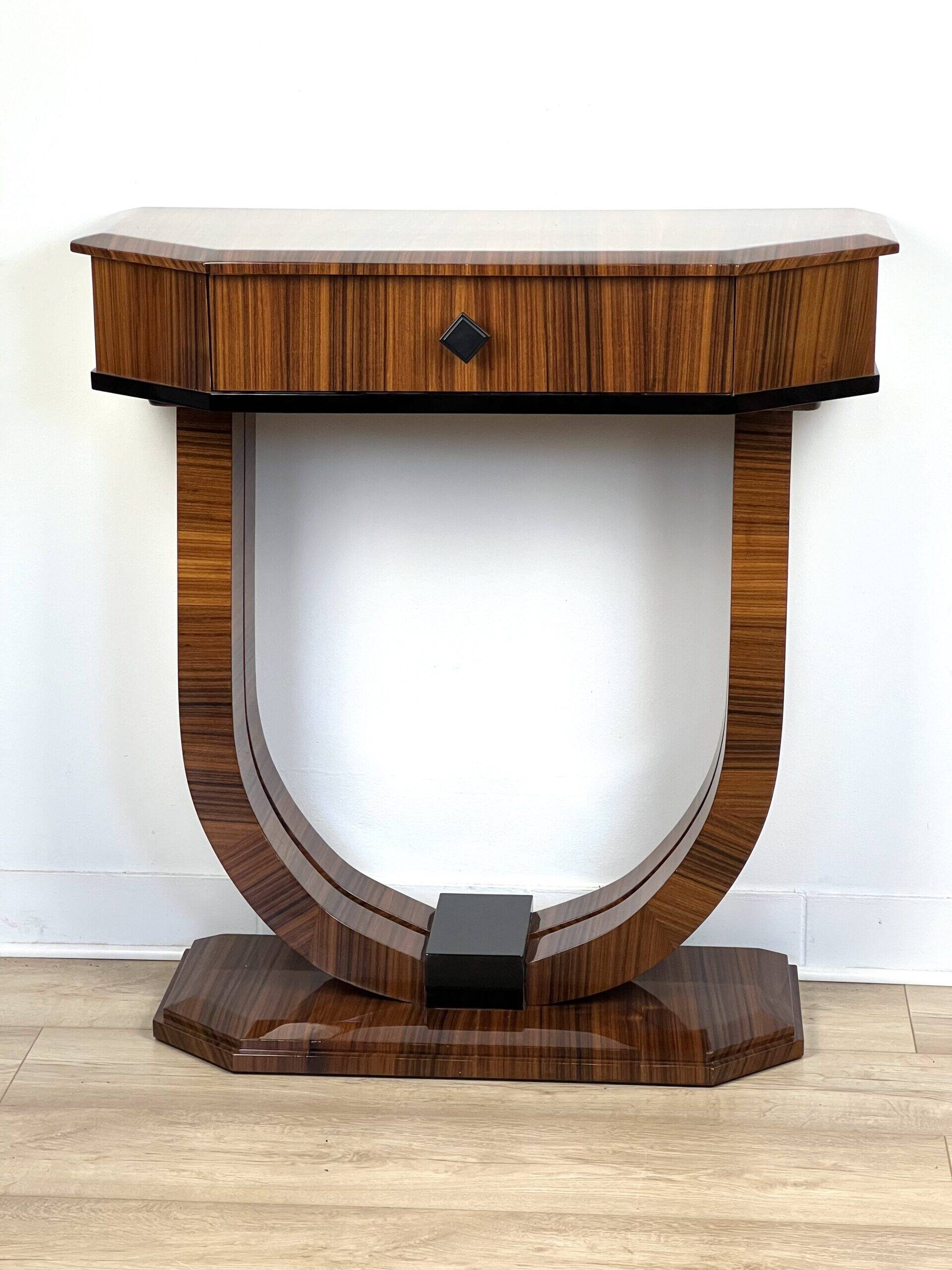 Art Deco Rosewood Console