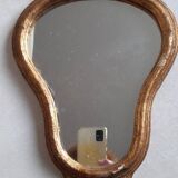 Miroir ancien bois doré