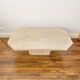 Vintage travertine coffee table