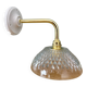 Vintage glass elbow wall light - tableware collection - (ACCV1)