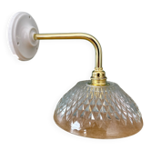 Vintage glass elbow wall light - tableware collection - (ACCV1)