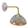 Vintage glass elbow wall light - tableware collection - (ACCV1)