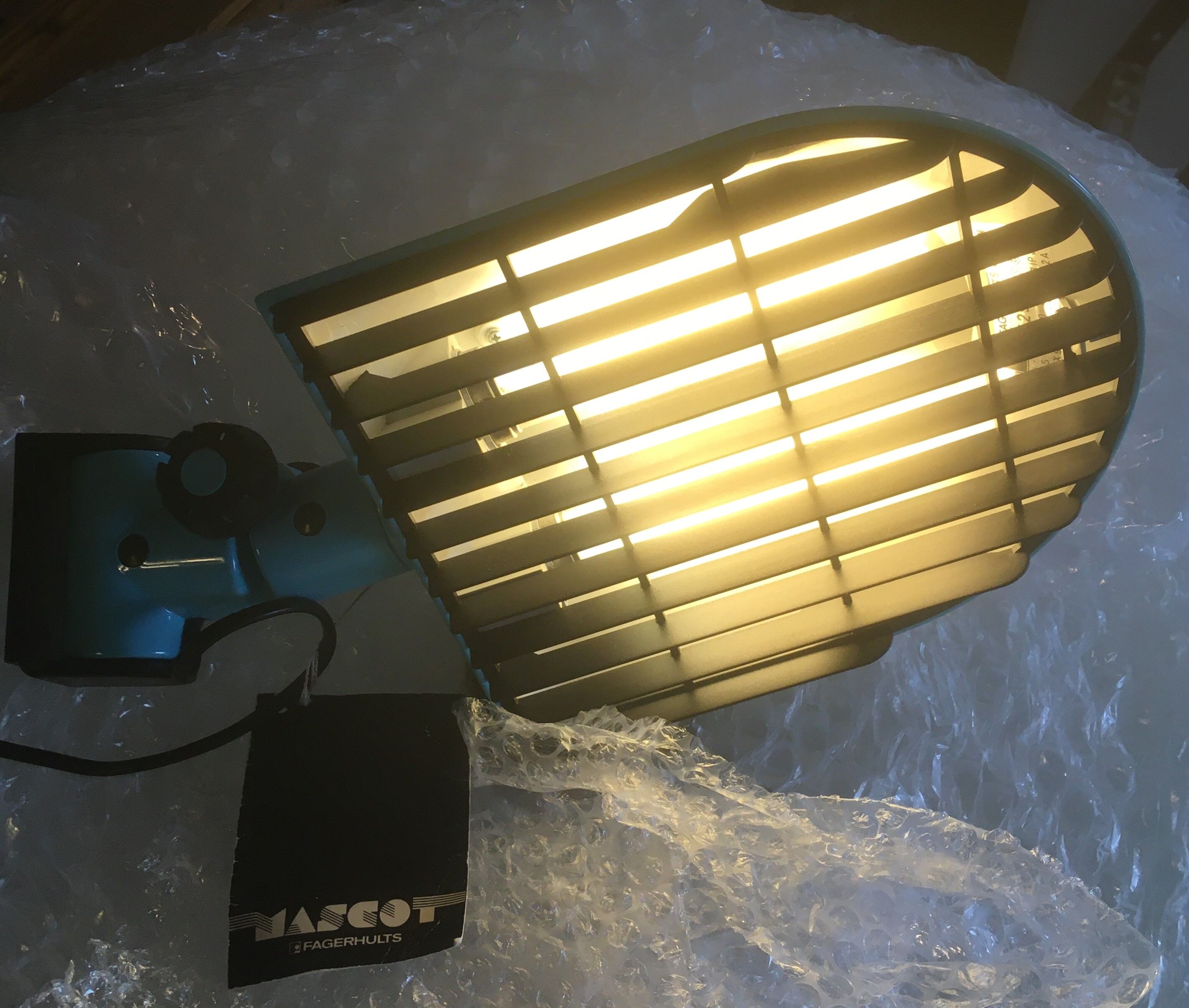 Mascot wallmounted desklamp by A&E Design for Fagerhult, Sweden. 1982.