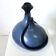 2 piece ceramic lamp by Fred and Andree Stocker, France 1960