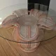 Bamboo rattan flower table Vivai Del Sud
