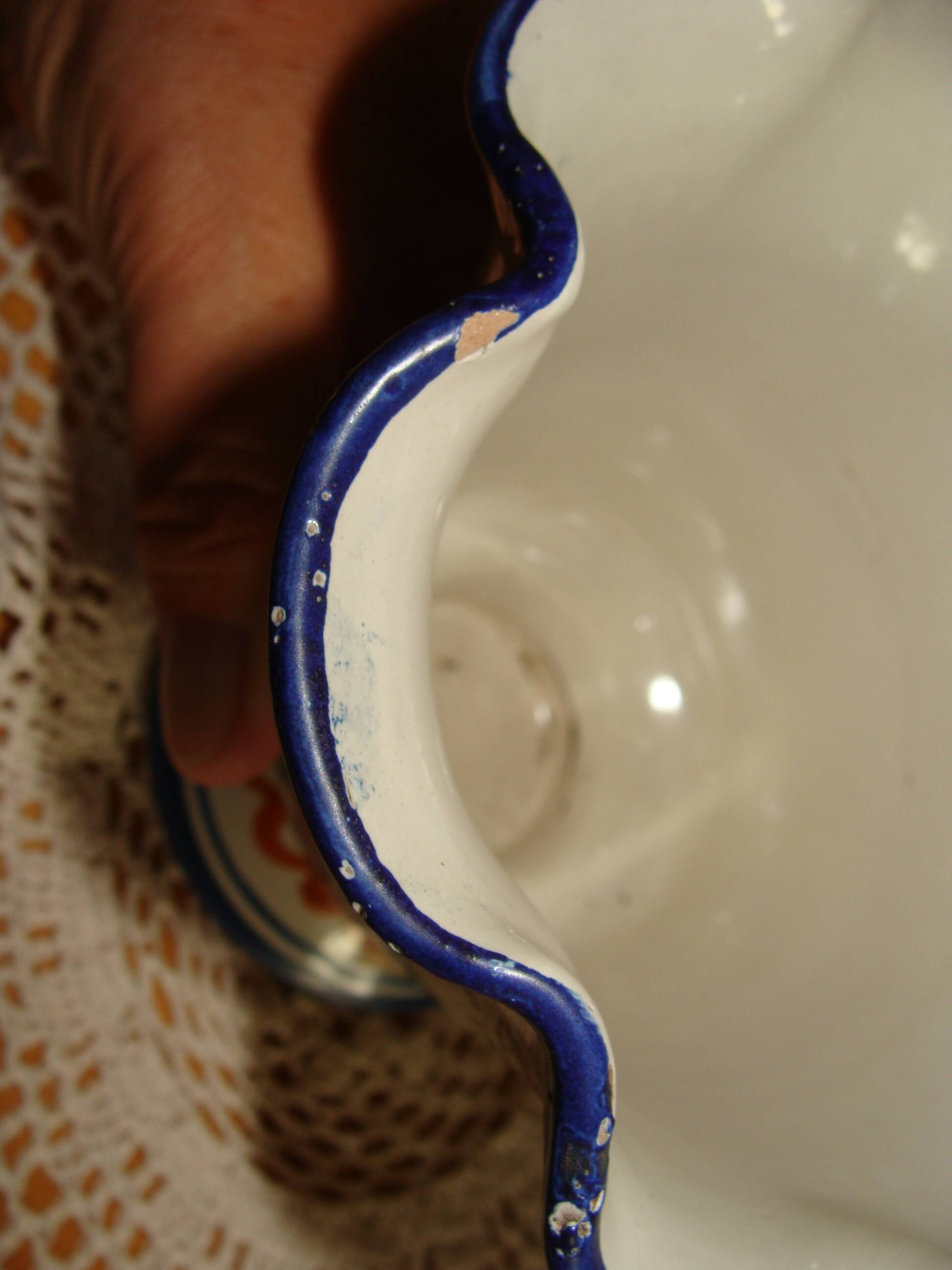 Vintage Italian tulip vase