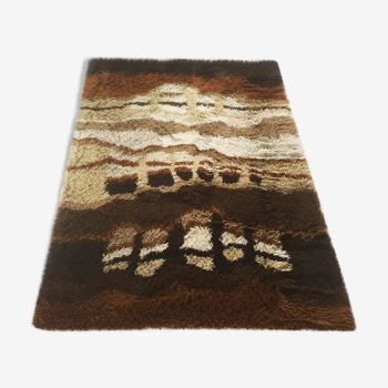 Tapis Abstract par Desso vintage des années 1970  150x220cm