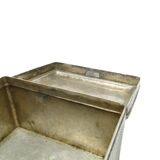 Sugar bowl, historicism, silver-plated brass, Austria, 19th century