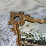 Gilded wood mirror