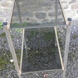 Rolling side table or 70's end table