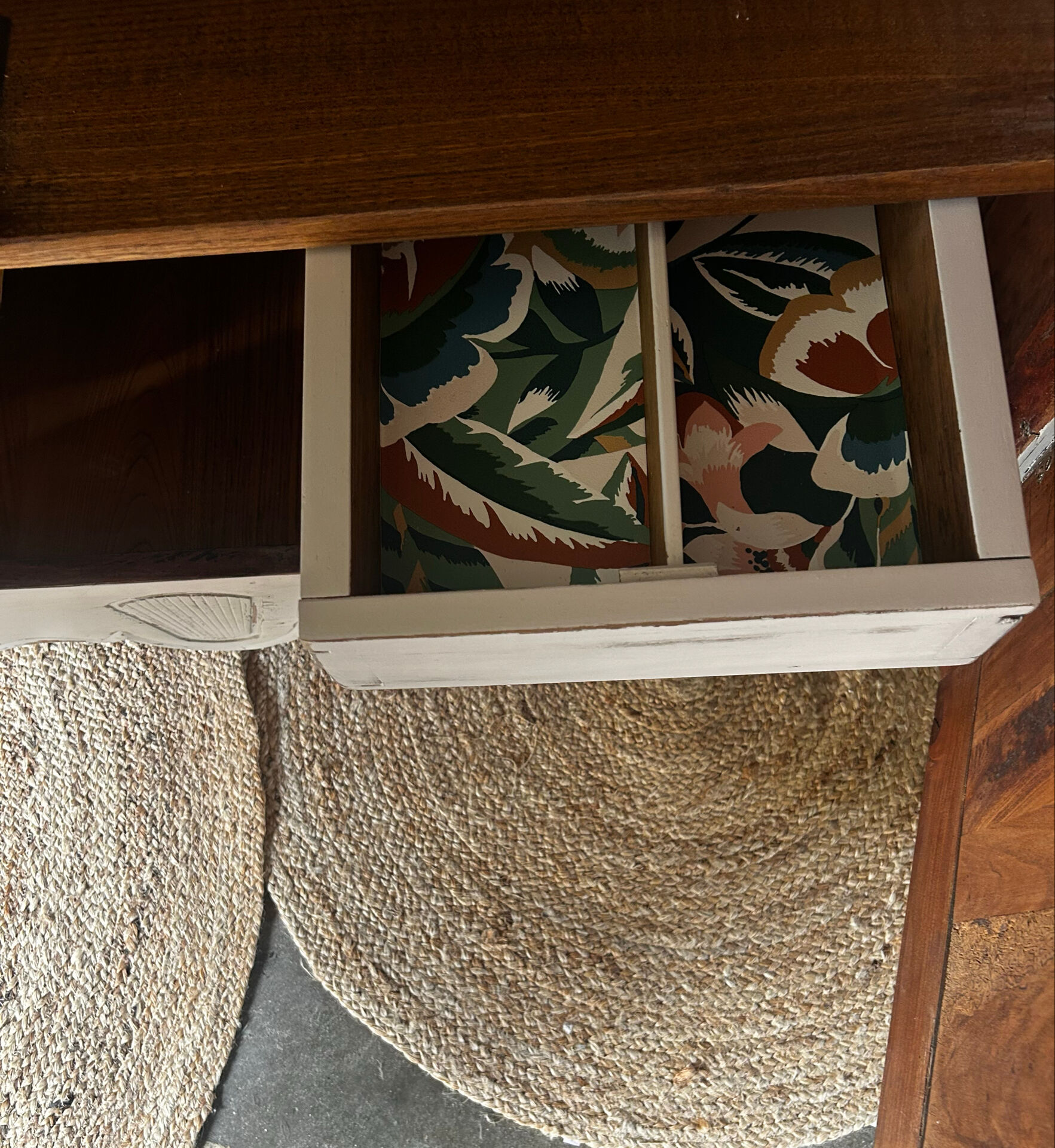 Antique White Patinated Buffet