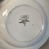Set of 2 plates Digoin Janine pattern