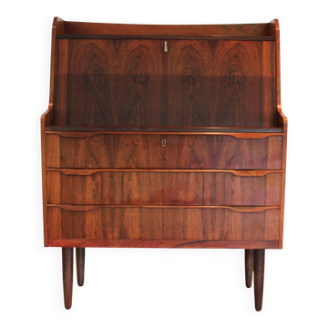Scandinavian mahogany secretary, Norway, 1960.