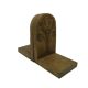 Pair of bookends, Art Nouveau, walnut, Austria, early 20th century