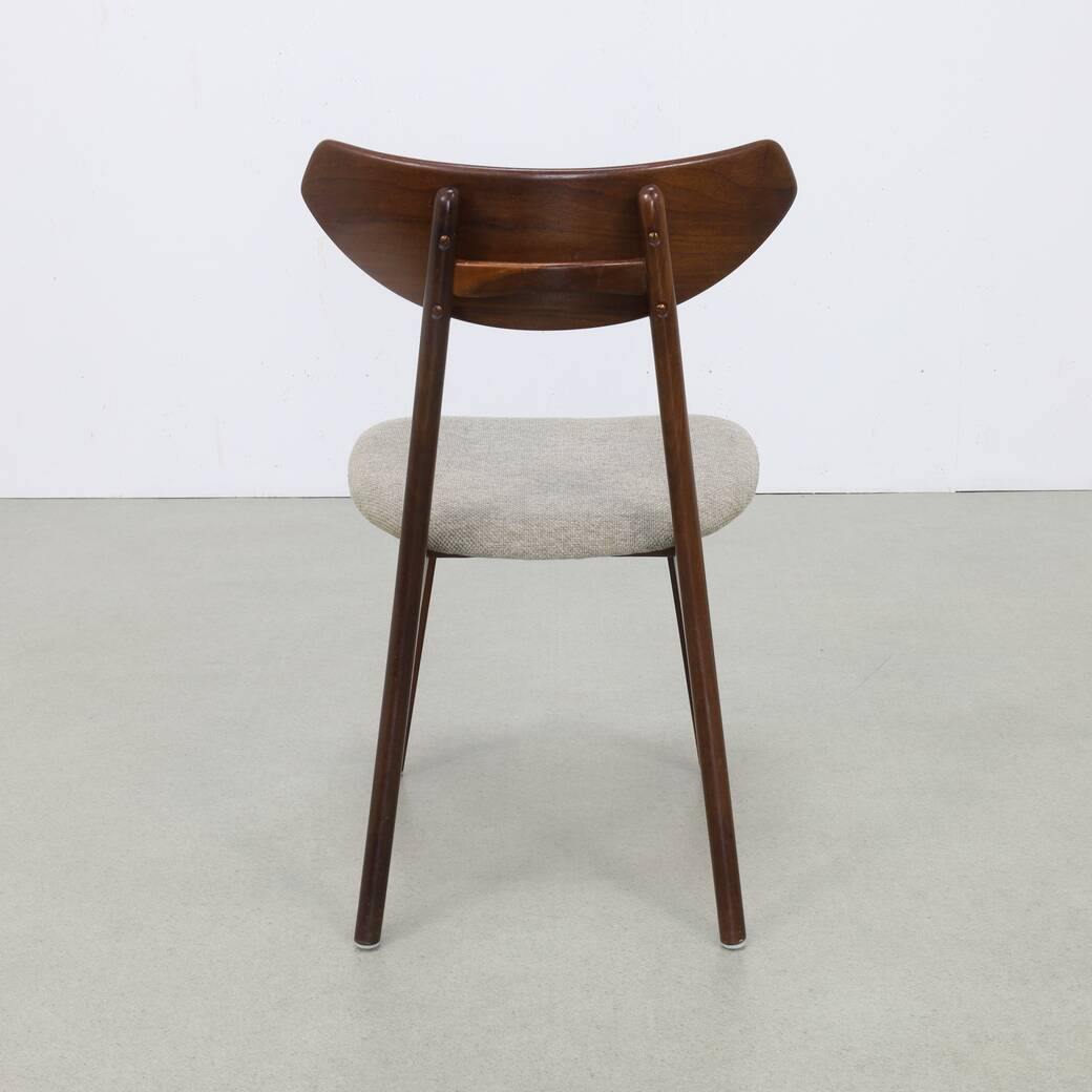 Vintage teak dining chairs by Louis van Teeffelen, 1960s
