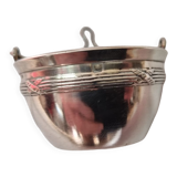 Tea strainer, solid silver, neck brace