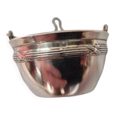 Tea strainer, solid silver, neck brace