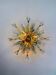Sun-shaped ceiling or wall light by Oscar Torlasco for StilKronen, Italy, 1970s