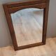 Miroir bois moustache
