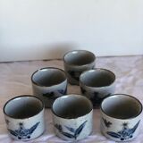 Enamelled tea set