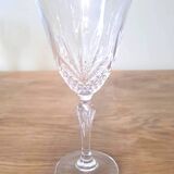 6 verres à vin en cristal