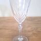 6 crystal wine glasses