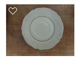 Lot of six cups porcelain limoges