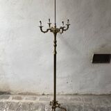 Gilded bronze parquet lamp