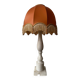 1970s alabaster column lamp