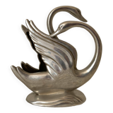 Zoomorphic letter holder, swans