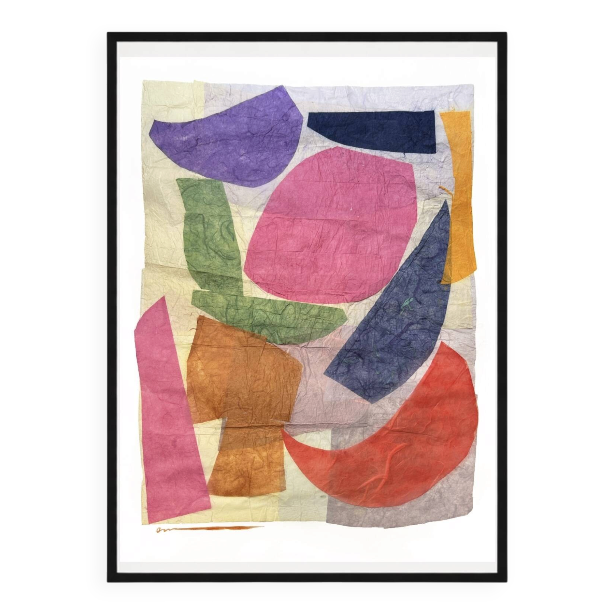 Collage on paper