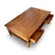 Coffee table in solid cherry wood