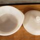 Lot de 3 plats vintage en pyrex fleurs vertes