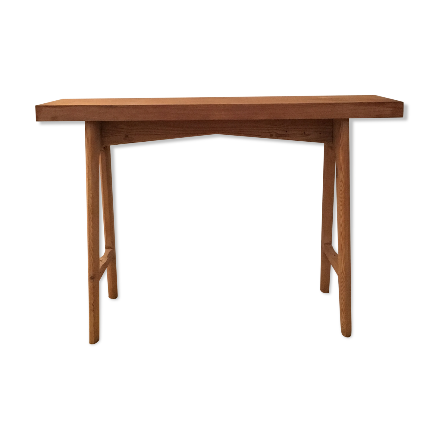 Console in raw wood
