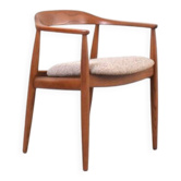 Fauteuil danois du milieu du siècle par Illum Wikkelsø pour Niels Eilersen, années 1960.