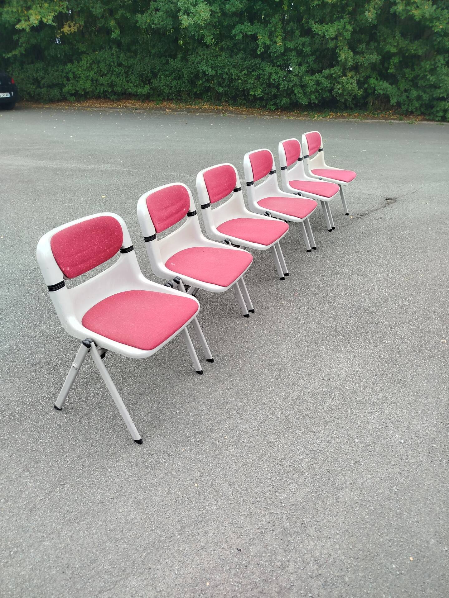 Lot of 6 designer chairs by Emilio Ambasz and Giancarlo Piretti for Openark.