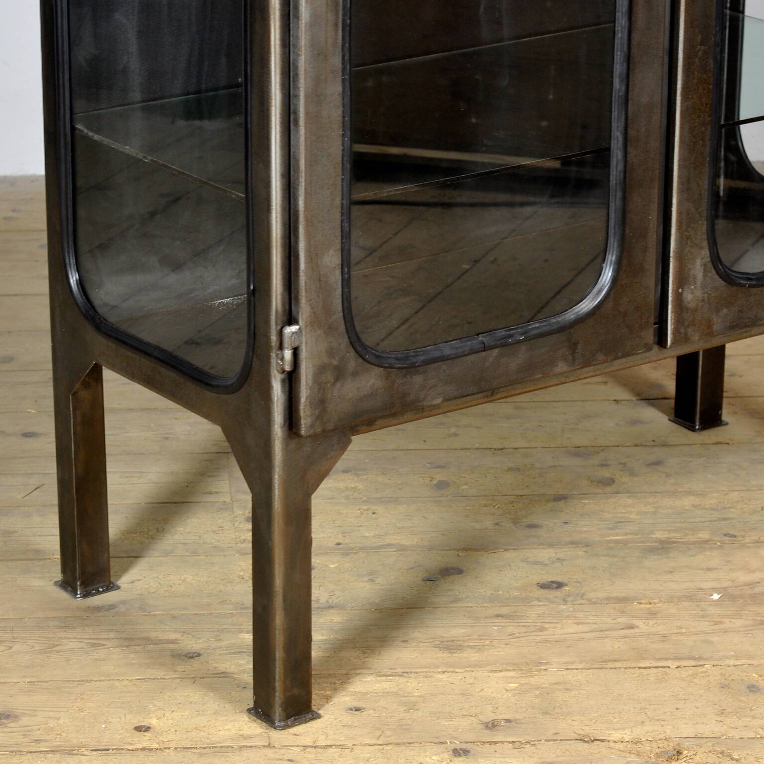 Polished medical cabinet, 1970s