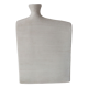 Vase grès blanc