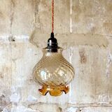 Amber hanging lamp