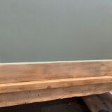 Green buffet and raw wood