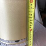 70' lamp in wood and chrome