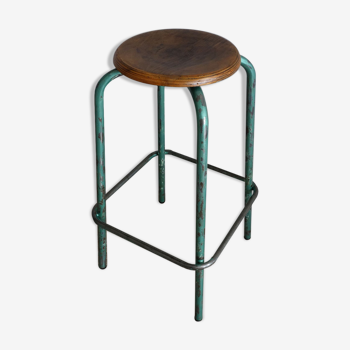 Tabouret scolaire haut 1960